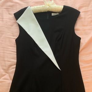 Black and white Calvin Klein dress